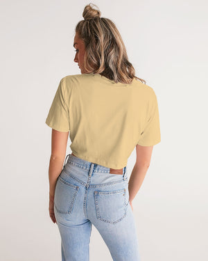 OA SimplyOA Twist-Front Cropped Tee