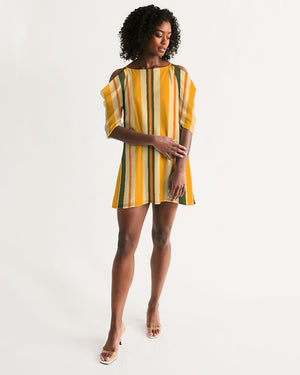 OA SZN001:Capsule Open Shoulder Dress