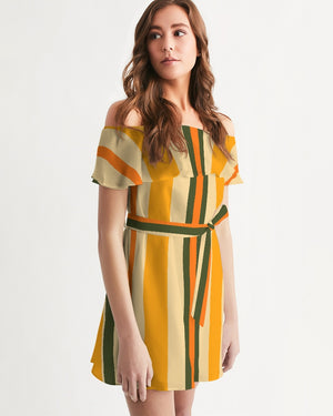 OA SZN001:Capsule Off-Shoulder Dress