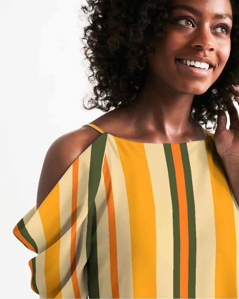 OA SZN001:Capsule Open Shoulder Dress