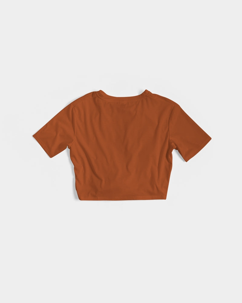 OA SimplyOA Twist-Front Cropped Tee