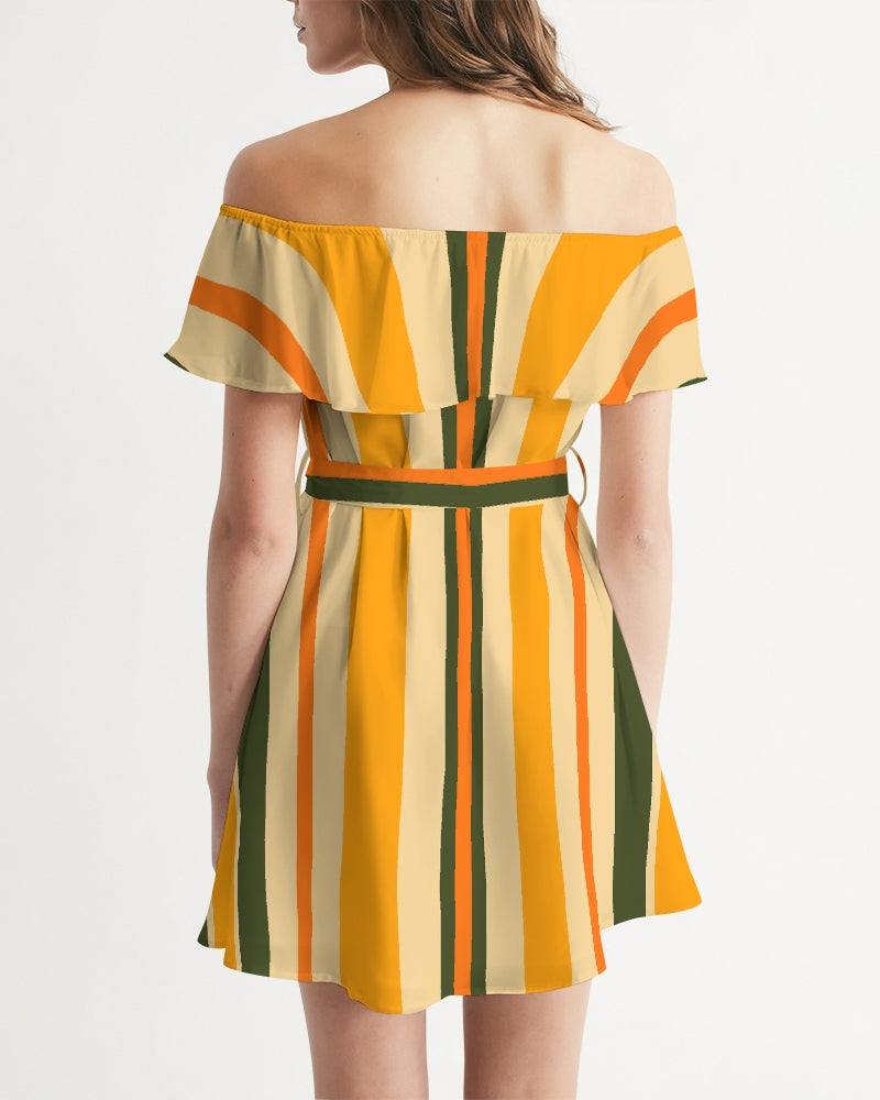 OA SZN001:Capsule Off-Shoulder Dress