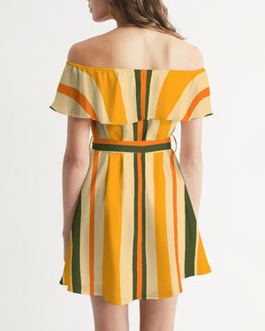 OA SZN001:Capsule Off-Shoulder Dress