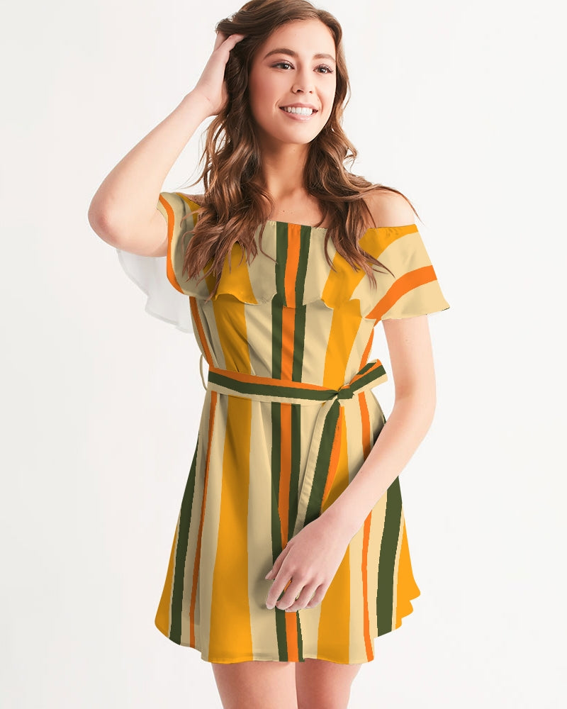 OA SZN001:Capsule Off-Shoulder Dress