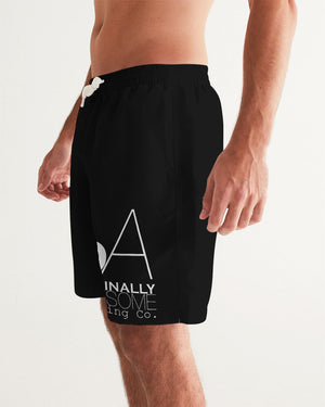 black Men's Swim Trunk