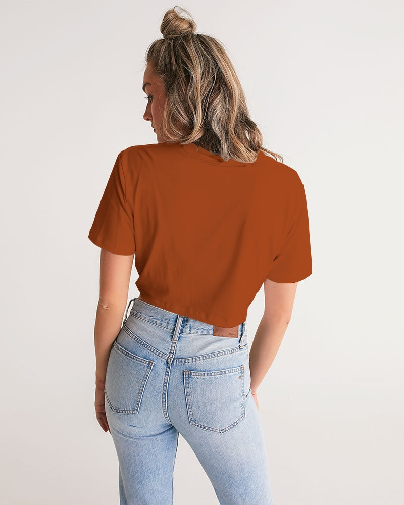 OA SimplyOA Twist-Front Cropped Tee