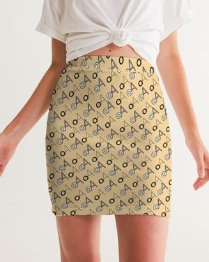 OA Logo’d Out Mini Skirt