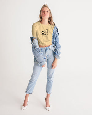 OA SimplyOA Twist-Front Cropped Tee