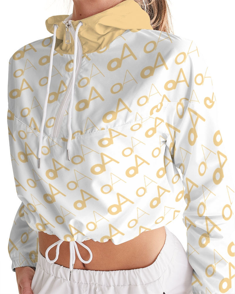 OA Logo’d Out Cropped Windbreaker(Women’s)