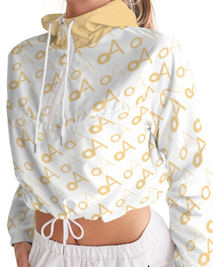OA Logo’d Out Cropped Windbreaker(Women’s)