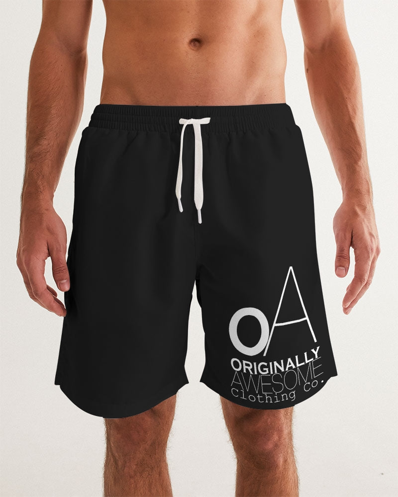 black Men's Swim Trunk