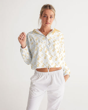 OA Logo’d Out Cropped Windbreaker(Women’s)